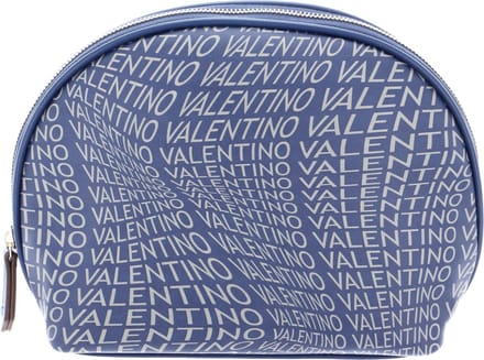 VALENTINO Toilettas Samosa Cosmetic Case Blu / Grigio Donkerblauw