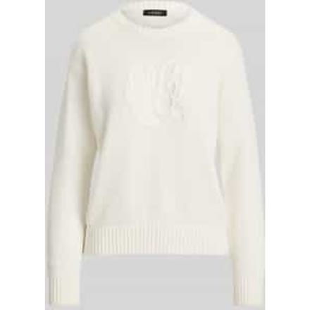 sweatshirt met gestikt logo