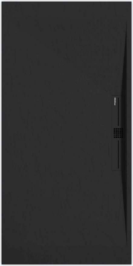 Sanifun douchebak Stone Side Black Slate 1300 x 800 P