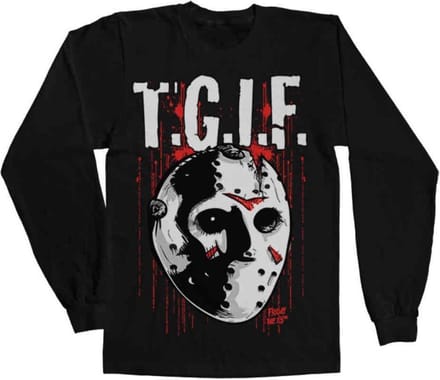 Friday The 13th Sweater/trui -M- T.G.I.F. Zwart