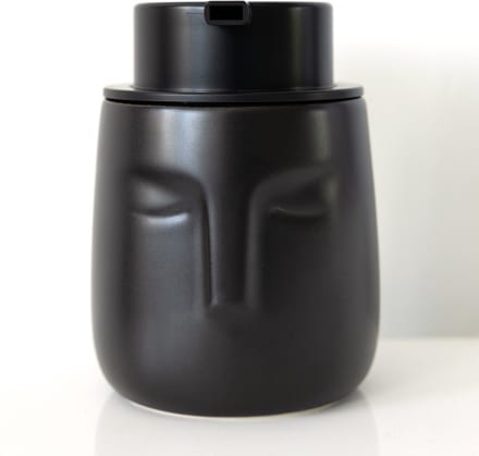 Oliva's - Zeepdispenser - Zeeppompje - Zeeppomp gezicht - 350 ml - Zwart