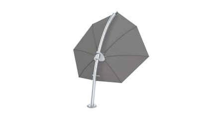 Umbrosa Icarus ALU parasol - grey - zonder paraplustandaard