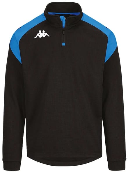 Kappa Lovato Sweatshirt Met Halve Rits Zwart 4XL Man