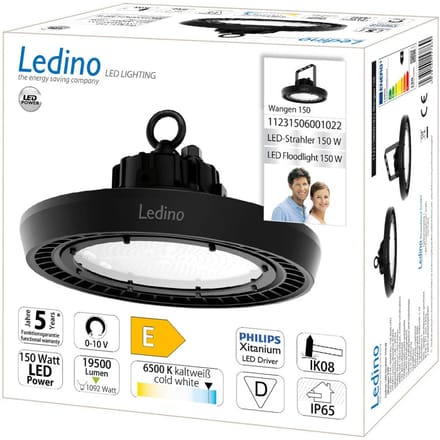 Ledino LED hoogbouw spot Wangen Highbay 6.500 K 150 W