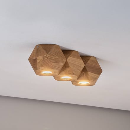 Envostar Peach Puff plafondlamp polyeder 3-lamp