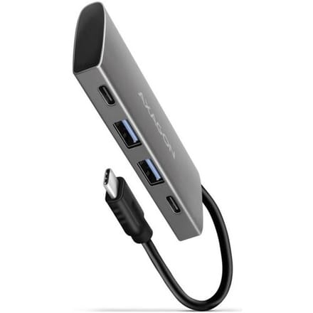 AXAGON HMC-4G2 USB-hub 4 poorten USB-C (met Power Delivery), USB-A 3.2 Gen 2, USB-C 3.2 Gen 2 USB 3.1 Gen2 10 GBit/s USB-C PD laadaansluiting