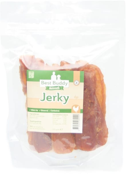 Kip Jerky 200 gram - Glutenvrij - Mono proteïne - Best Buddy Pets