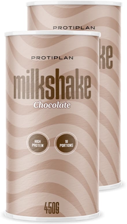 Protiplan - Proteïne Milkshake Chocolade - 2 stuks - 2 x 450 g - Eiwitdieet - Proteïneshake