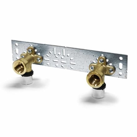 Persfitting Pers-Wandhoek 20 x 2 - 1/2" Montageplaat