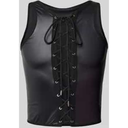 Tanktop met vetersluiting, model 'Night Universe'