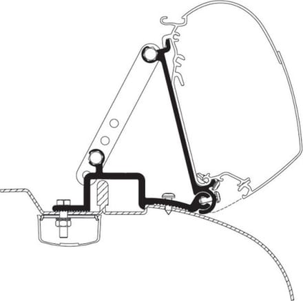 Thule Wall Ducato/ Jumper/ Boxer <2006 Adapt