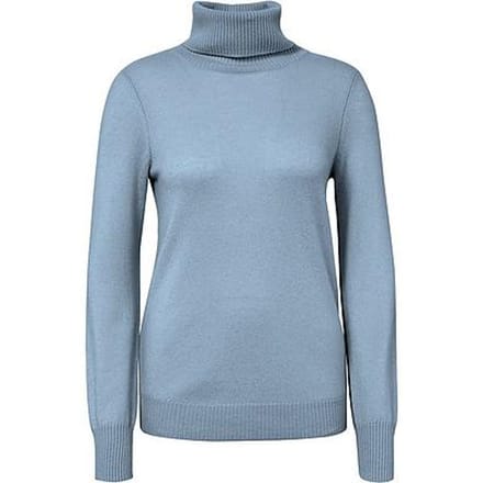 Coltrui 100% kasjmier lange mouwen Van Peter Hahn blauw