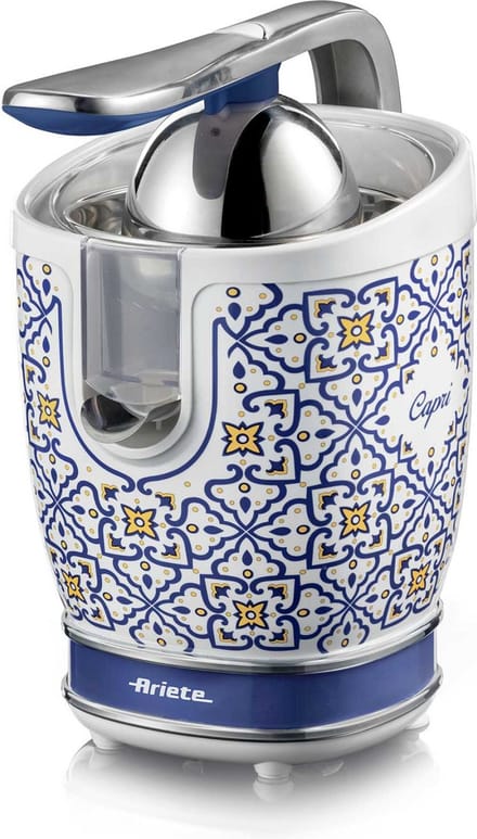 Ariete Capri 0413 - Italiaans design citruspers - 85 Watt - 2 perskegels - 600 ml inhoud
