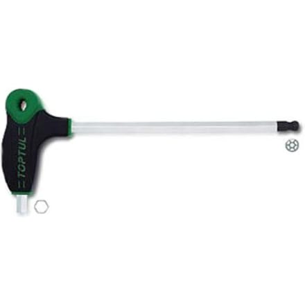 Zeskant stiftsleutel HEX TOPTUL 3 mm met balkopf, L-Griff