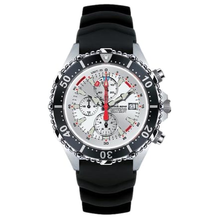 Chris Benz - CB-C300X-SI-KBS - Duikershorloge - Unisex - Quartz