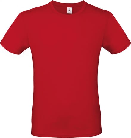 Classic E150 T-shirt B&C Collectie Deep Red Maat S
