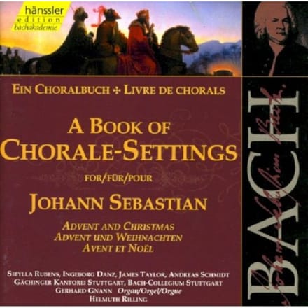 Gerhard Gnann, Bach-Collegium Stuttgart, Helmuth Rilling - J.S. Bach: A Book Of Chorale-Settings For Johann Sebastian (CD)