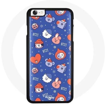 Coque pour Iphone 7 BTS Bangtan Sonyeondan BT21 Noël 2023