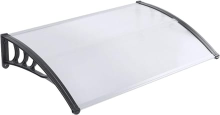 Regendak voor Deur en Raam - Waterdichte Overkapping Polycarbonaat 150 cm Breed