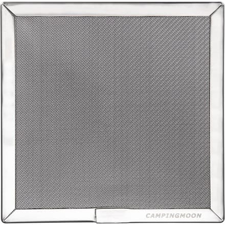 Filet de gril de poêle Portable, Mini poêle pliant, Support de gril, Support de chauffage Large-150x150x2mm gray