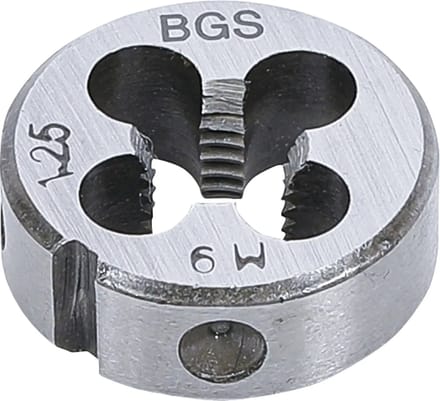BGS Draadsnijplaat - M9 x 1,25 x 25 mm