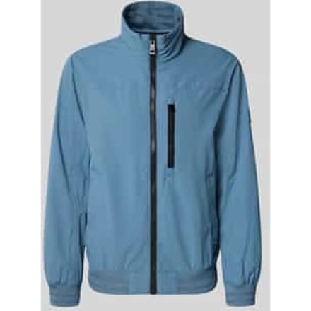 comfort fit blouson met geribde rompzoom