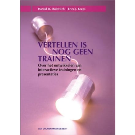 Vertellen Is Nog Geen Trainen - H.D. Stolovitch