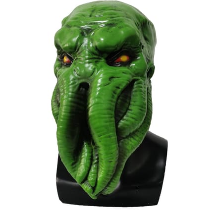 Groene Octopus Latex Masker One size fits all adults groen