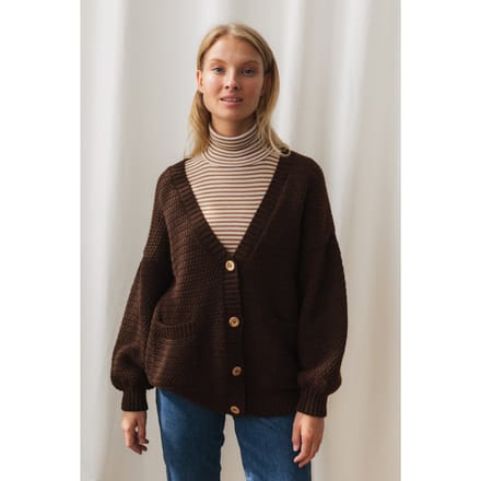 TWOTHIRDS Ballycastle Knit Coffee Taglia: M | Giacche Outlet | Donna | Marrone