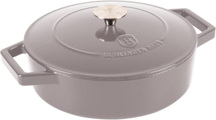 Berlinger Haus 6527 - Gietijzeren braadpan - Taupe collection - 26 cm - Grijs