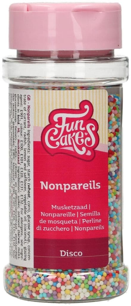 FunCakes Musketzaad Discomix - 80g - Suikerdecoratie - Eetbare Taartdecoratie