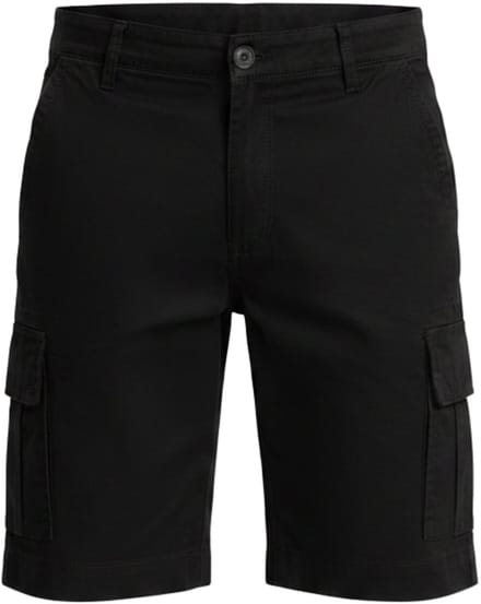 OMBRE Korte Broek - Regular Fit - Katoen - Rits Zwart S