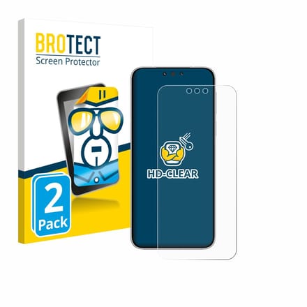 BROTECT - Screenprotector voor Huawei Mate 80 Pro - Folie Beschermfolie transparant 2 Stuks