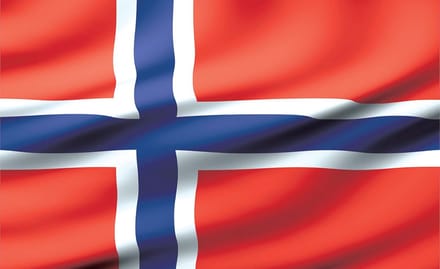 Flag Norway Photo Wallcovering