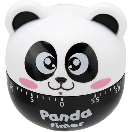 Mechanische Keukentimer Handmatig Dierenvorm Tellers voor Kooktijdmeting Tool Black black