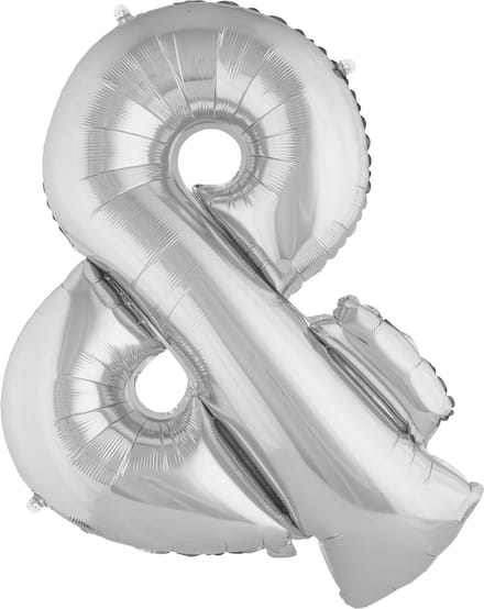 ESPA - Zeer grote zilverkleurige + ballon - " & "