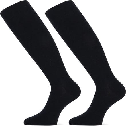 Teckel Unisex Kniekousen Wol Donkerblauw 36-42 2 paar