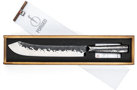 Forged Brute Slagersmes 25,5cm - RVS - In Houten Giftbox