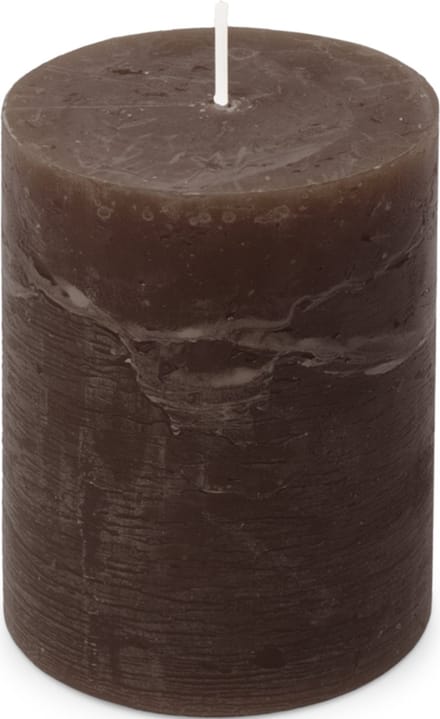 Kaars rustiek 80/110 mm donkerbruin Spaas
