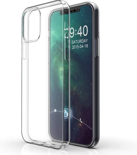 Peachy TPU hoesje geschikt voor iPhone 12 en iPhone 12 Pro - transparant