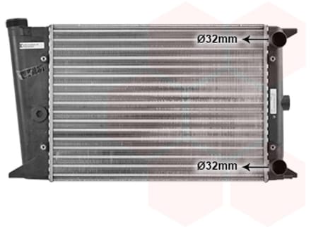 Van Wezel - RADIATOR VOOR VW GOLF I 1976-1983 171121253