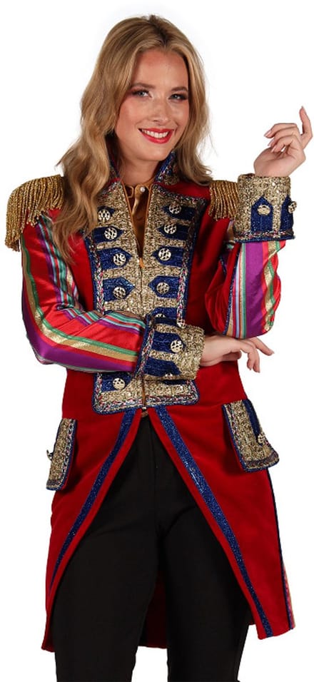 Thetru Carnavalsjas Dames - Luxe Carnavalsjas - Velvet Sensation - Rood - Dames - Maat S