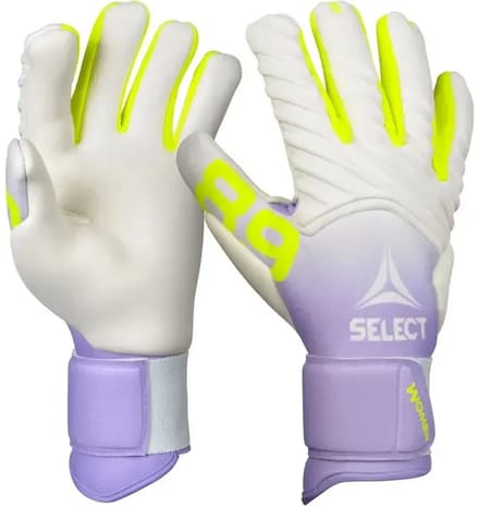 Select 089 Women V26 Keepershandschoenen Dames - Wit / Paars / Fluogeel | Maat: 9