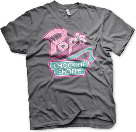 Riverdale Pop's Chock'Lit Shoppe T-shirt donkergrijs