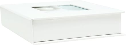 Deknudt Frames USB-opbergdoos S66DJ4 - wit - voor fotomaat 8x8 cm