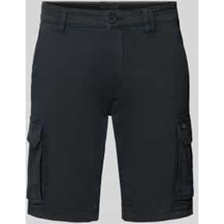 Regular fit korte broek met cargozakken
