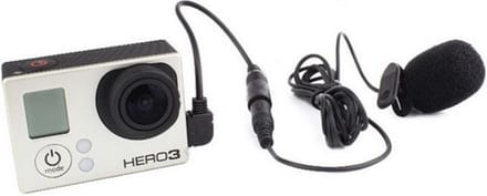 Microfoon voor GoPro (Hero 3 en 3+ / Met MINI USB aansluiting) / HaverCo