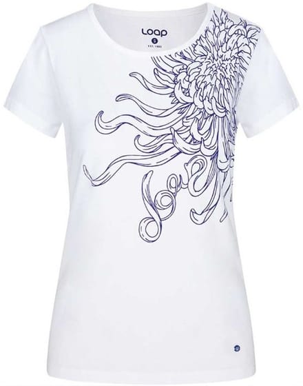 Dames T-shirt Loap Abblina Wit - S