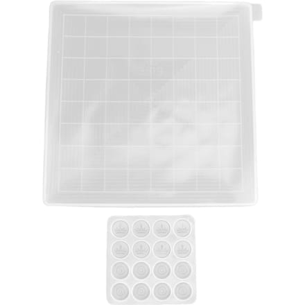 2 Stuks Schaakvormen Transparant DIY Epoxyhars Druppellijm Siliconen Gieten Dammen Bord Set white