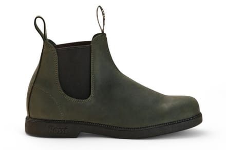 Rossi 607 Booma Moss Olijfgroene Leren Chelsea Boots